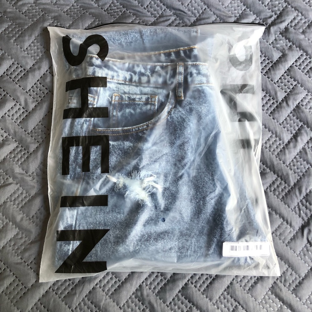 SHEIN High Rise Ripped Mom Jeans - Picture 8 of 9
